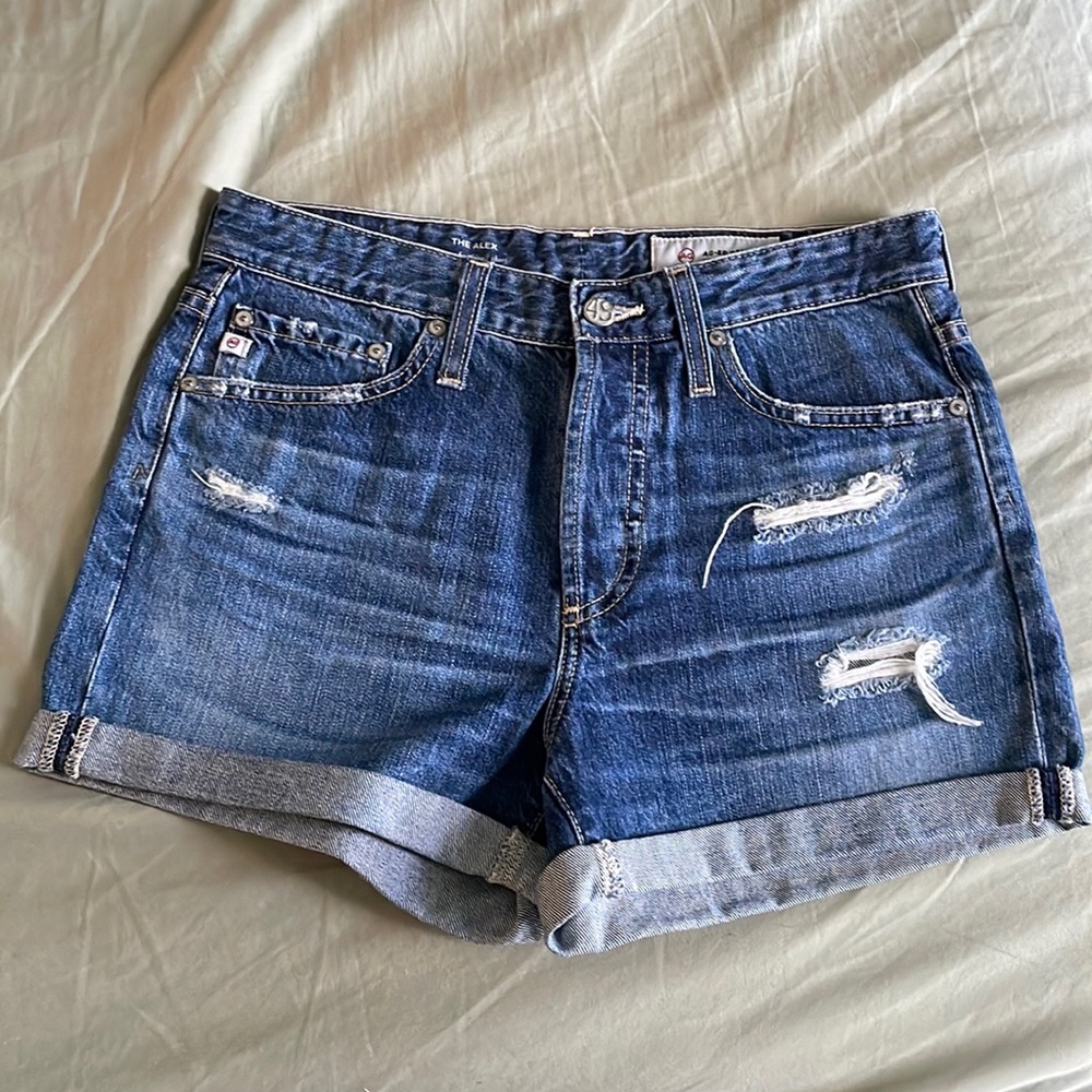 AG denim shorts